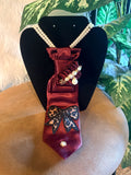 Burgundy Leopard